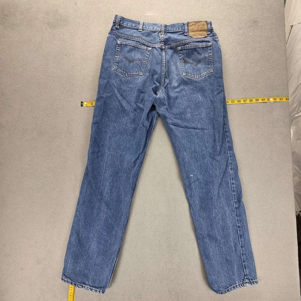 Vintage Levis 501 Jeans Mens Blue Straight Button Fly Made In USA Fits 32x32